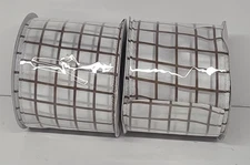 2 Rolls Plaid Craft Wreath 2.5 In x 9 Ft Each Roll Decorative Ribbon Lot