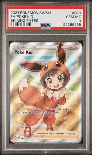 Poké Kid graded PSA 10 for sale on eBay
