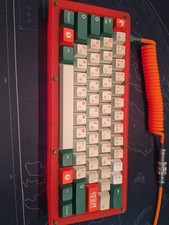 Smokey boards Acrylic 60% Build With Gmk Kai just Keycaps