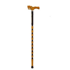 THY Collectibles Wooden Cane Walking Stick with Rubber Tip for Men and Women Er