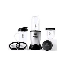 Magic Bullet 11 Piece Set Blender  Mixer, Small, Silver NEW
