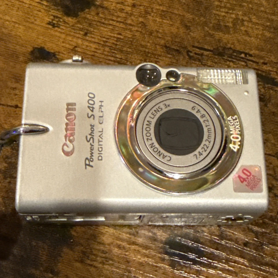 Canon PowerShot Digital ELPH S400 / Digital IXUS 400 4.0MP Camera/Bat Untested. - Image 2 of 4