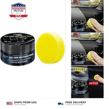 Ultimate Car Plastic and Trim Restorer - Back to Black Restores Faded Trim, U...