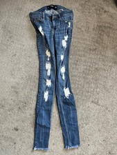 Hollister Women  s High Rise Super Skinny Jean Legging Size 1R Wasit 25