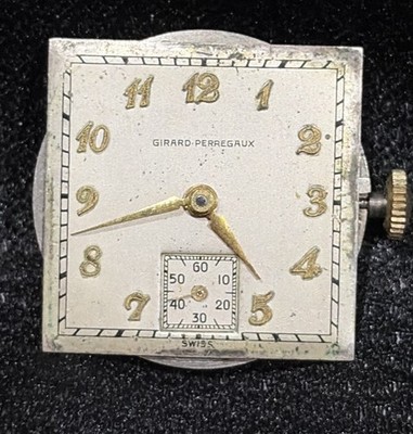 Vintage Girard-Perregaux Watch Movement Caliber 06 2730 17 Jewels GXM Swiss