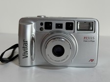 Vivitar PZ 3115 Date A Print Point Shoot Film 35mm Camera AF Working