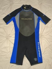 ScubaPro Men's 2.5mm Shorty Scuba Diving Wetsuit Sz ML