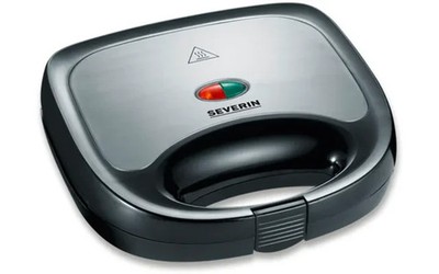 Severin SA 2969 Sandwich-Toaster 600 W, 8,7 x 24 x 22 cm in  schwarz B - Ware