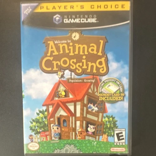 Animal Crossing Nintendo GameCube - CIB Disc, Manual, Memory Card incl - Tested