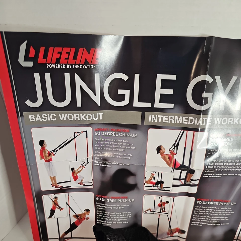 Lifeline USA Split Anchor 丛林健身房 XT 家庭健身房体重悬挂系统 — 第 2/4 张图片