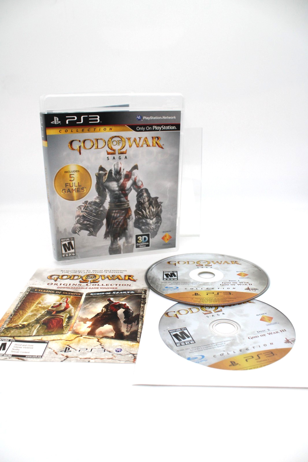 Restaurado PS3 God of War Saga Colección Completa En Caja Excelente Como Nuevo Limpio
