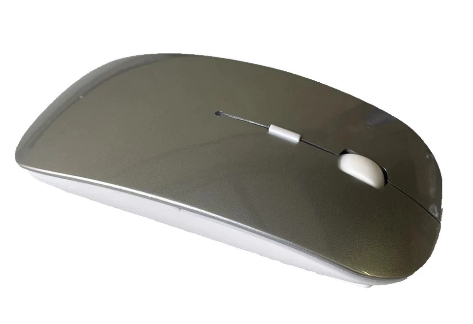 Slim Bluetooth Wireless Mouse, Silver - Topetech - Image 3 of 4