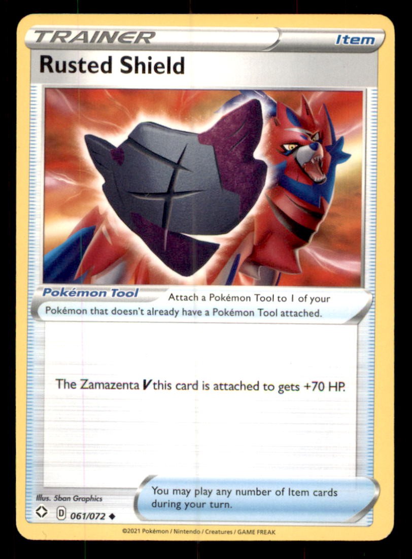 Rusted Shield 061/072 UC Shining Fates Pokemon NM/M