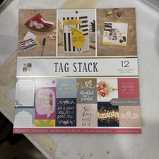 Tag Stack papier cartonné imprimé