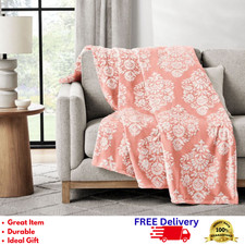 Lounge Throw Blanket 60" x 70" Oversized Velvet Plush Cozy Bed Sofa Soft New