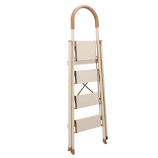 Lightweight Portable Stepladder w/ Anti-Slip Pedal 4-Step Folding Ladder