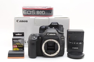 Canon EOS 80D Digitalkamera Body mit Box Top Zustand getestet