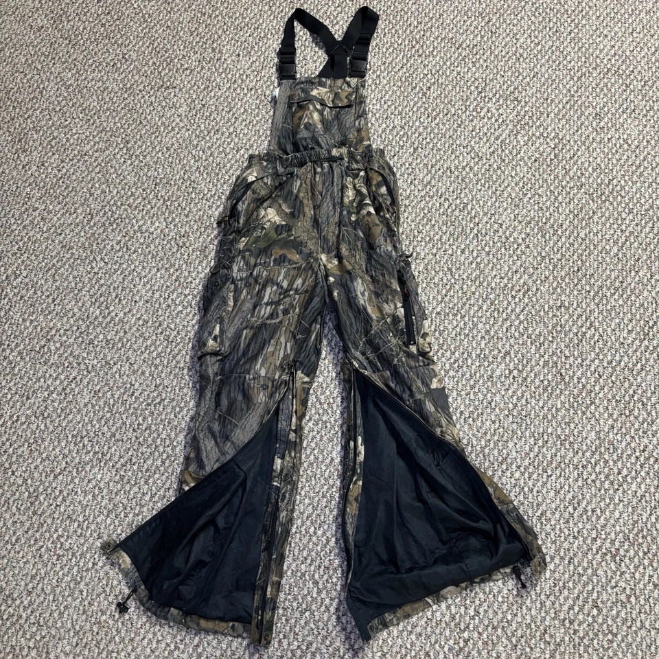 Scent Blocker Plus Camo Mossy Oak BiBS Mens Size XL Hunting Outdoor Overalls - Image 4 of 4
