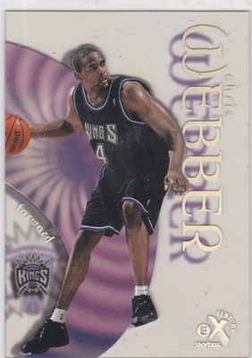 1998-99 Skybox E-X Century Chris Webber #40 Sacramento Kings Free Shipping!