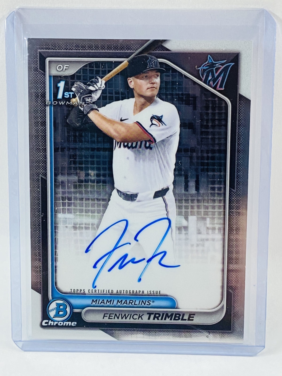 2024 Bowman Chrome Fenwick Trimble 1st Auto CPA-FT