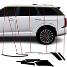 Fits Hyundai Palisade 2026-2027 Side Chrome Delete Decal Blackout Vinyl Film