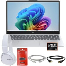 HP OmniBook 3 Copilot+ PC 15.6" Touch-Screen Laptop 16GB Memory 12GB SSD Bundle