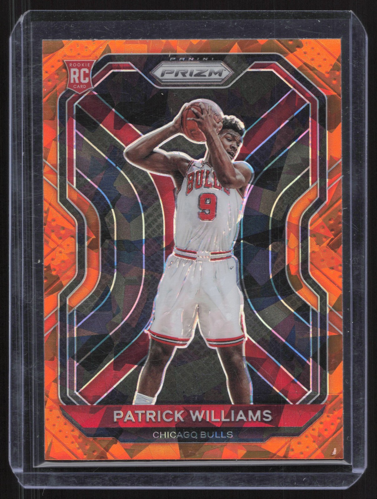 2020-21 Panini Prizm #288 Patrick Williams Orange Ice Prizm RC Chicago Bulls