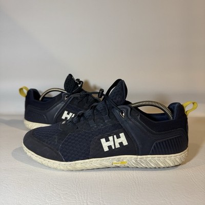 Helly Hansen HP Foil V2 Sailing Shoes Men s 8.5 Navy Blue Hydro-Grip Bungee Lace