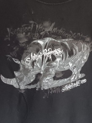 Vintage Ecko Unlimited Unltd Shirt Mens XL Graffiti Y2K Art of Progress Rhino 