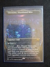 Takenuma, Abandoned Mire (Borderless) #416 NM Kamigawa Neon Dynasty Magic MTG