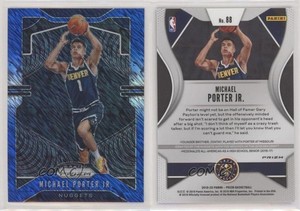 2019-20 Panini Prizm FOTL FOTL Blue Shimmer Prizm Michael Porter Jr #88