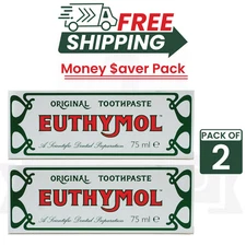 Euthymol Original Toothpaste 75ml PACK OF 2