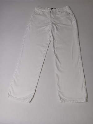 Gloria Vanderbilt Amanda Jeans Womens 6 Short White High Rise Tapered Stretch