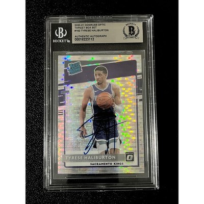 Tyrese Haliburton Signed 2020 Donruss Optic #162 Pulsar RC Auto 