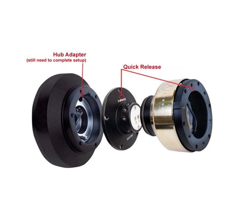 NRG Gen 2.5 Quick Release - Black Body / Black Ring - Picture 7 of 7