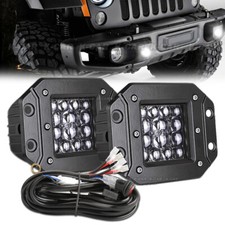 Flush Mount 4d Projector Led Pod Lights For Truck Jeep Off-road Fog Or Backup