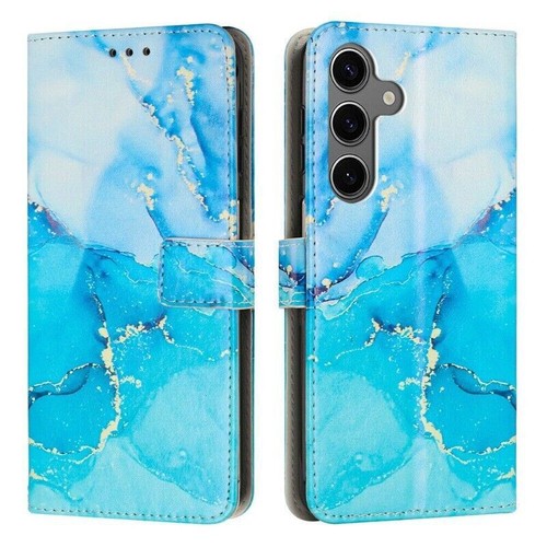 Strap Marble Leather Wallet Phone Case For Samsung S25 S24 S23 S22 S21 S20 Ultra - Picture 16 of 54