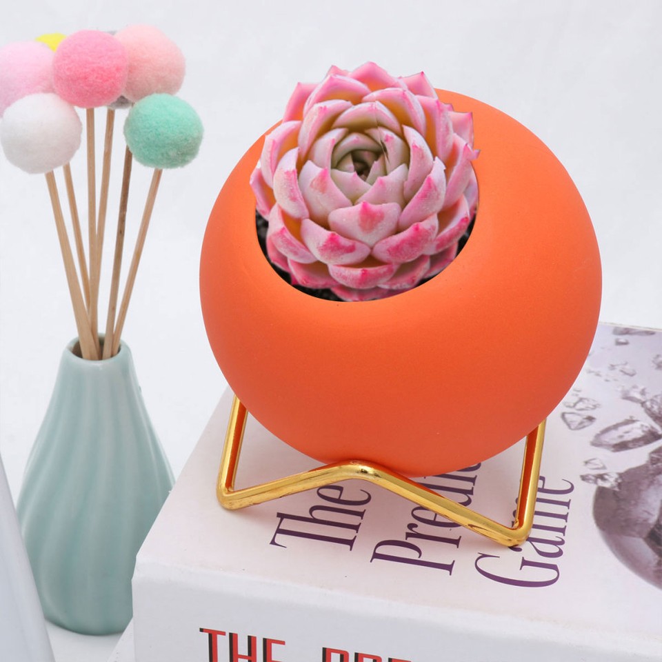 Indoor Plant Pot Ceramics Cartoon Flower Artificial Plants Office eBay