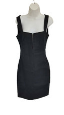 Kendall +Kylie Women's Sleeveless Pencil Dress, Black, Waist 14 inches