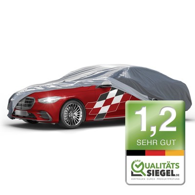 Abdeckplane Auto All Weather Plus, Autoplane Vollgarage Größe 3 PKW grau