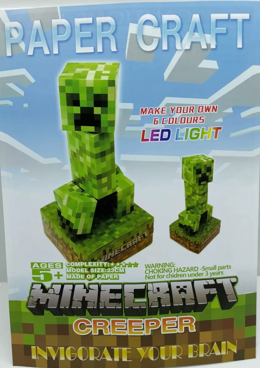 minecraft papercraft giant creeper