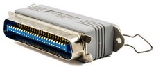 PTC SCSI External Terminator Dual Feed Through CN50 M /CN50 F Grey