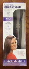 NEW! LAILA ALI CERAMIC 1/2” ROOT STYLER 450*F HAIR STRAIGHTENER / FLAT IRON