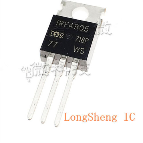 20PIÈCES IRF4905PBF IRF4905 MOSFET P-CH 55V 74A TO-220 NEUF HAUTE QUALITÉ neuf - Photo 1 sur 1