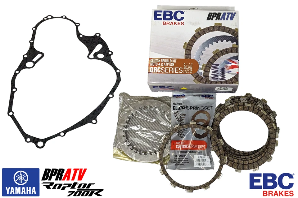 Yamaha Raptor 700 Heavy Duty Clutch Kit Raptor 700 EBC Clutch Kit DRC128 YFM700R - Image 3 of 4
