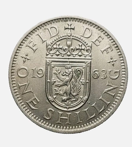 Photo of a 1963 Elizabeth II Shilling from an eBay listing that sold on Jul 20, 2026