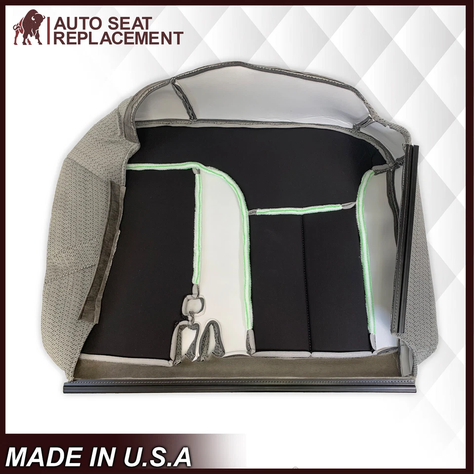 1995 1996 1997 1998 1999 Chevy Silverado Split 60/40 en fundas de asiento de tela gris Foto 2 de 4