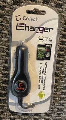 Cellet Micro-USB Car Charger with Extra USB Port