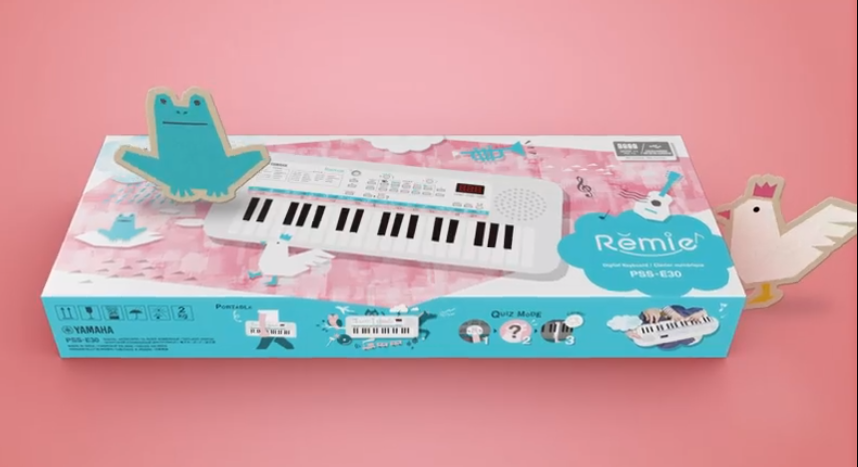 Teclado YAMAHA Mini Remie PSS-E30 Branco 