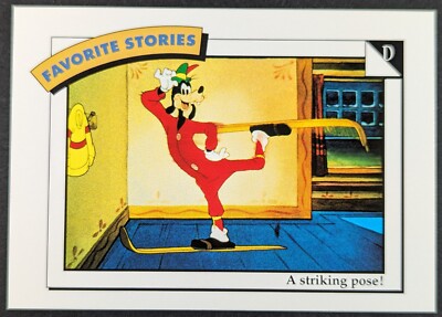 The Art of Skiing 1991 Favorite Stories Impel Disney Collector Card #94 (NM)